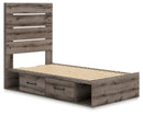 Graystorm Bed with Storage - Ace Furniture and Decor