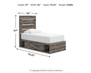 Graystorm Bed with Storage - Ace Furniture and Decor