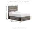 Graystorm Bed with Storage - Ace Furniture and Decor