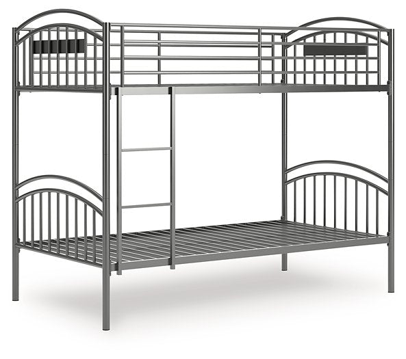 Lanceburg Bunk Bed with Ladder - Ace Furniture and Decor