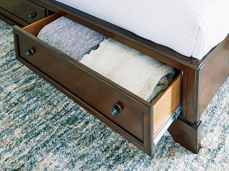 Trellington Sleigh Storage Bed - Ace Furniture and Decor