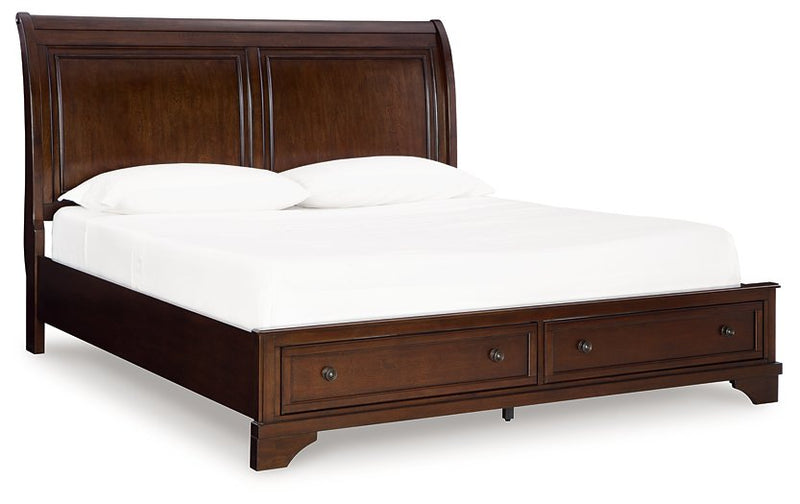 Trellington Sleigh Storage Bed - Ace Furniture and Decor