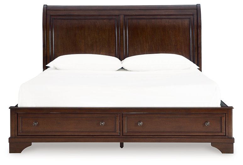 Trellington Sleigh Storage Bed - Ace Furniture and Decor