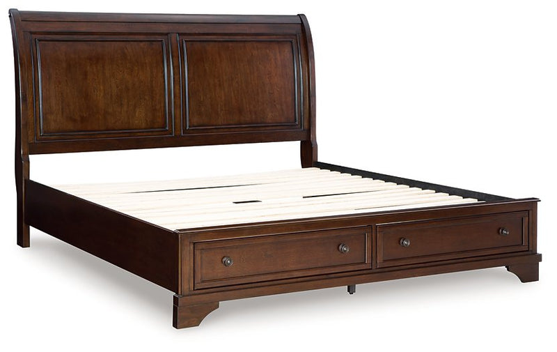 Trellington Sleigh Storage Bed - Ace Furniture and Decor