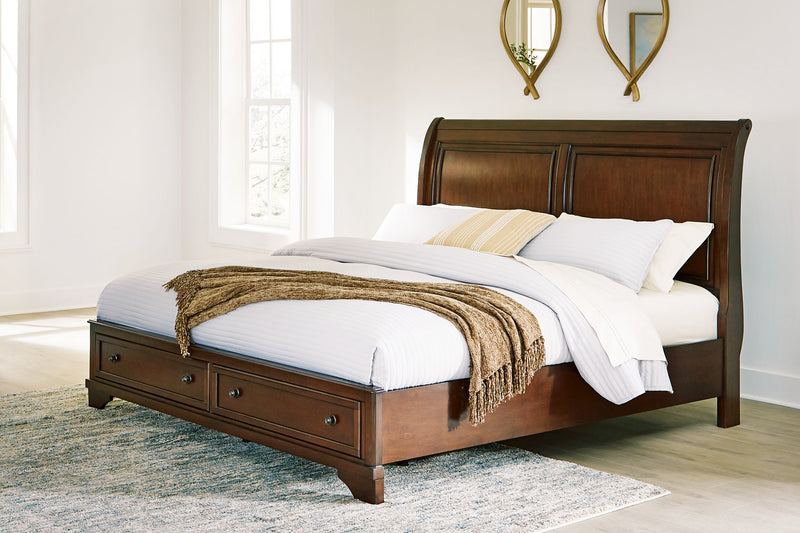 Trellington Sleigh Storage Bed - Ace Furniture and Decor