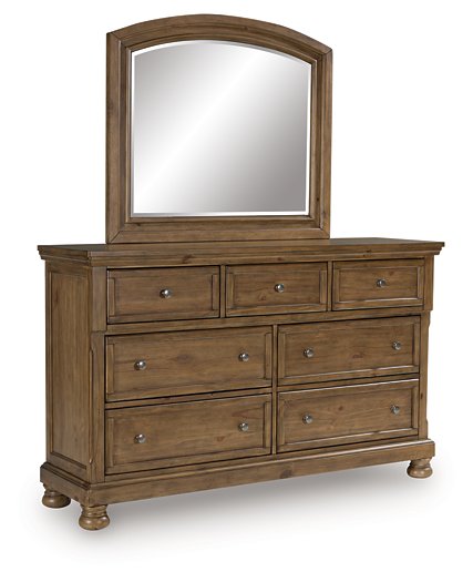 Feddinger Dresser and Mirror - Ace Furniture and Decor