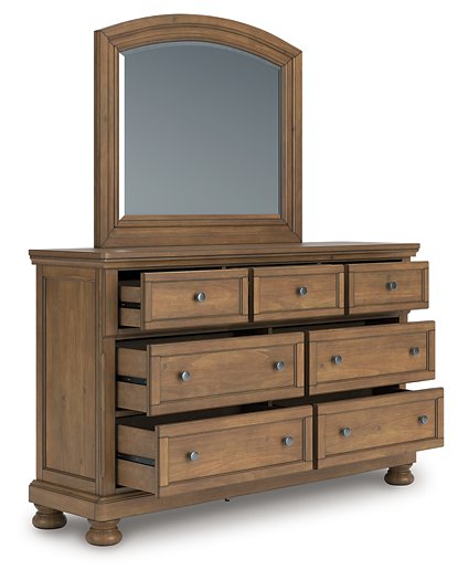 Feddinger Dresser and Mirror - Ace Furniture and Decor