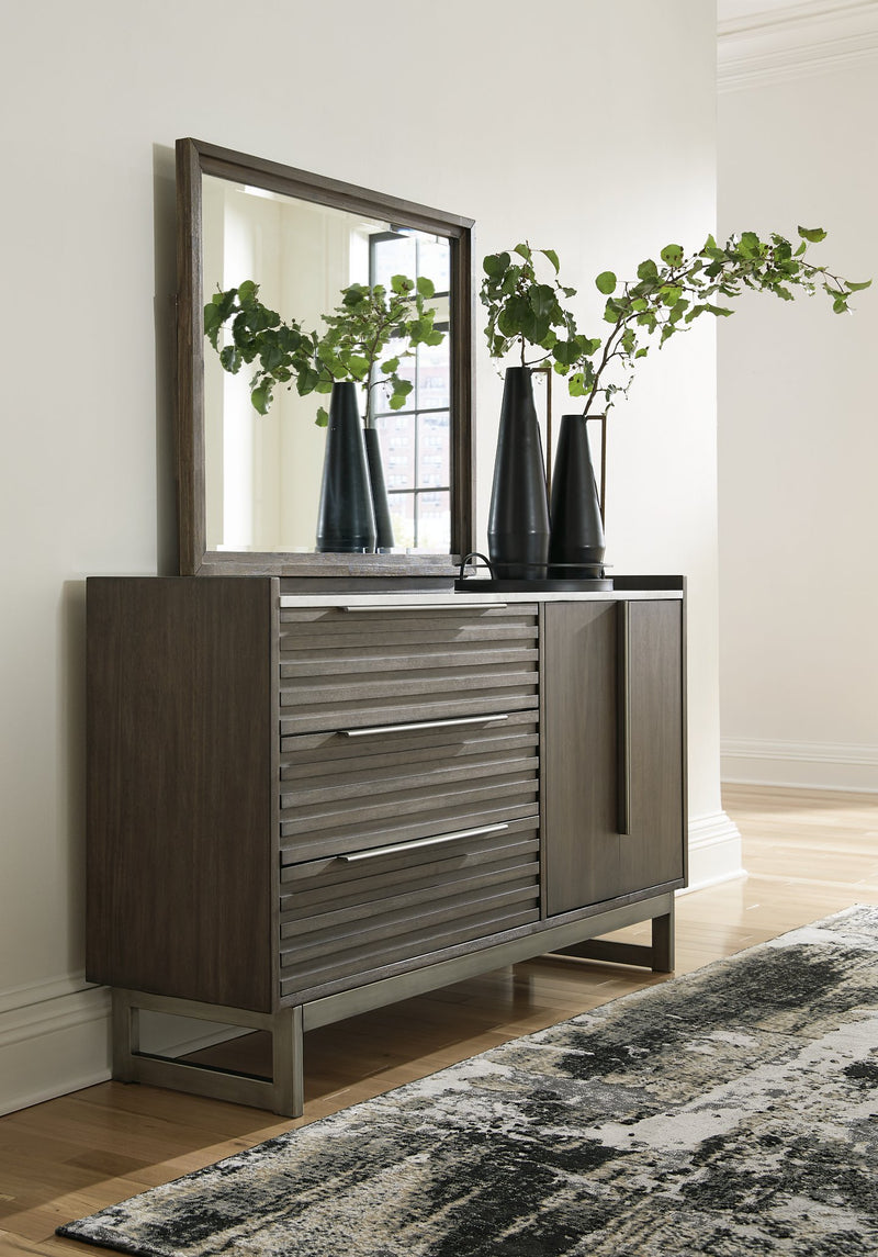 Arkenton Dresser and Mirror - Ace Furniture and Decor