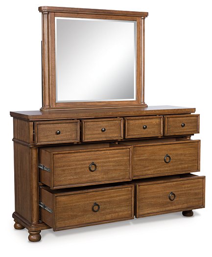 Chadworth Dresser and Mirror - Ace Furniture and Decor