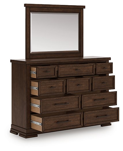 Taffenbrook Dresser and Mirror - Ace Furniture and Decor