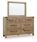 Ridgester Dresser and Mirror - Ace Furniture and Decor