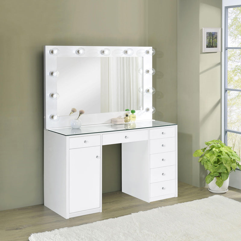 Acena Vanity Table and Mirror - Ace Furniture and Decor