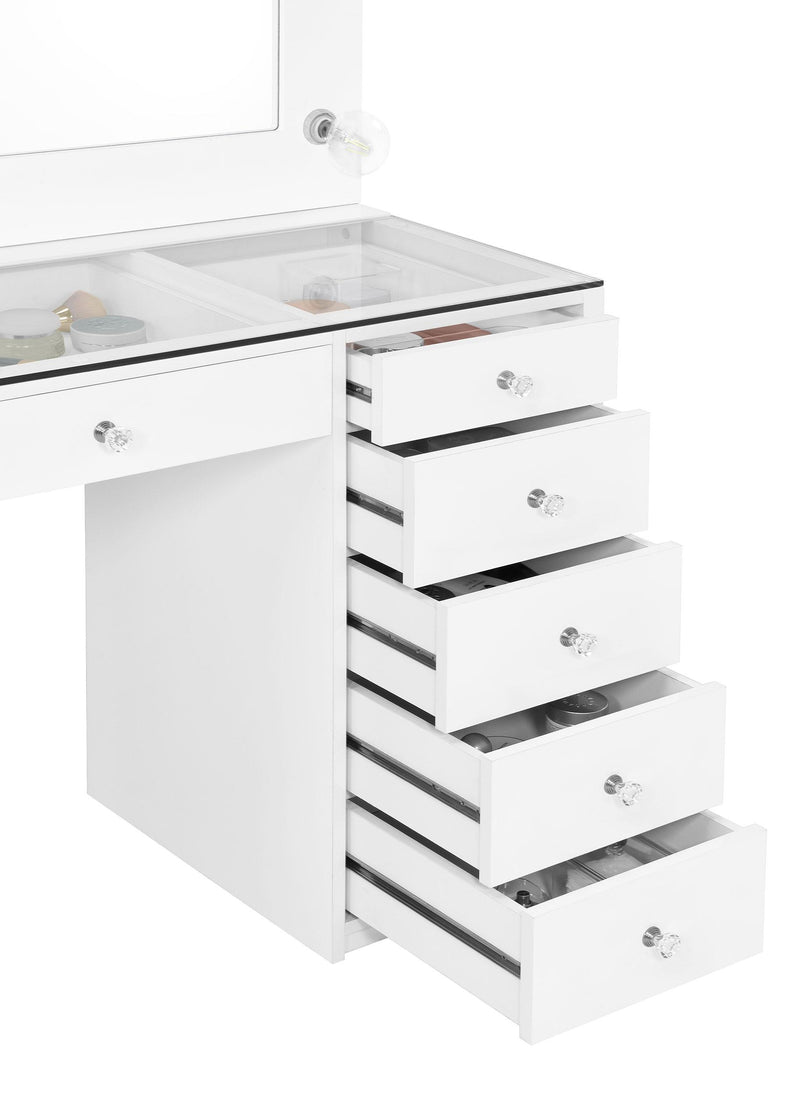 Acena Vanity Table and Mirror - Ace Furniture and Decor