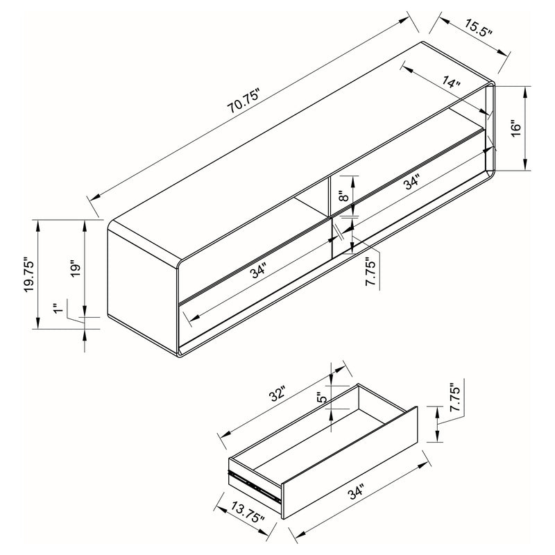 Ellice TV Stands - Ace Furniture and Decor