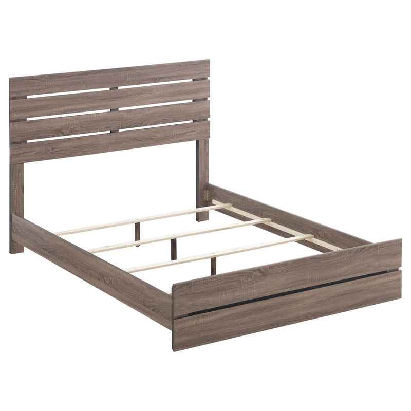 Brantford Eastern King & Queen Panel Bed Barrel Oak - Ace Furniture and Decor