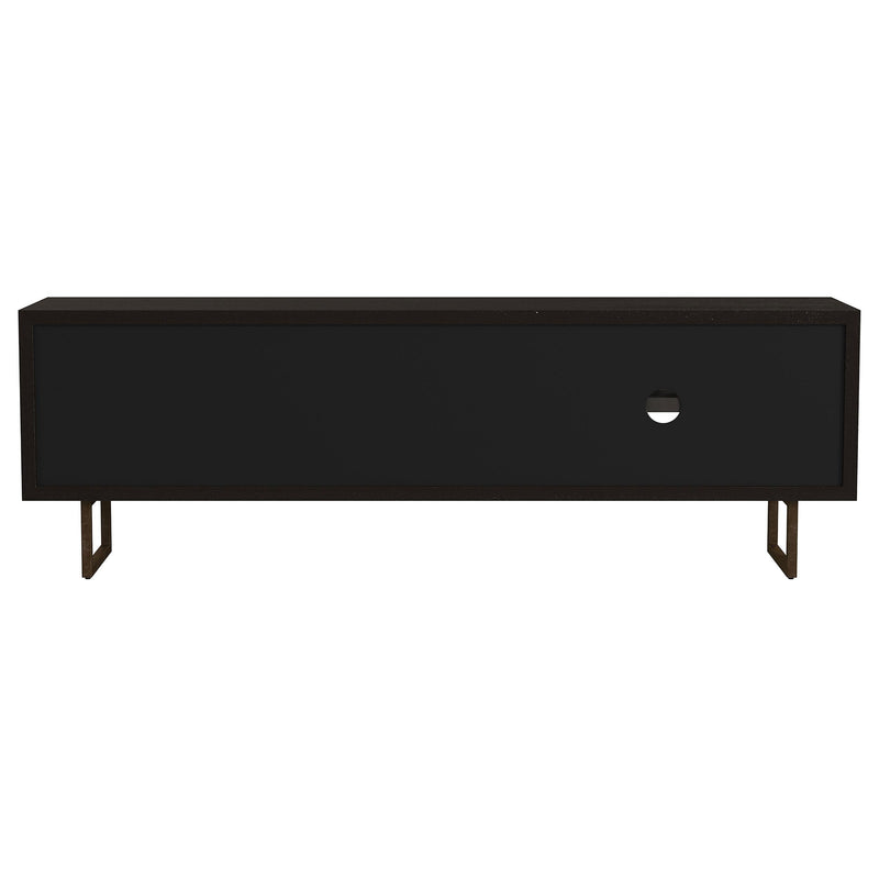 Marsden 2-door Wood 70" TV Stand Charcoal Black - Ace Furniture and Decor
