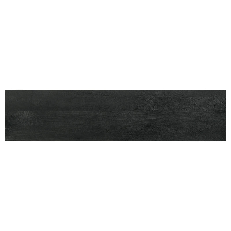Marsden 2-door Wood 70" TV Stand Charcoal Black - Ace Furniture and Decor