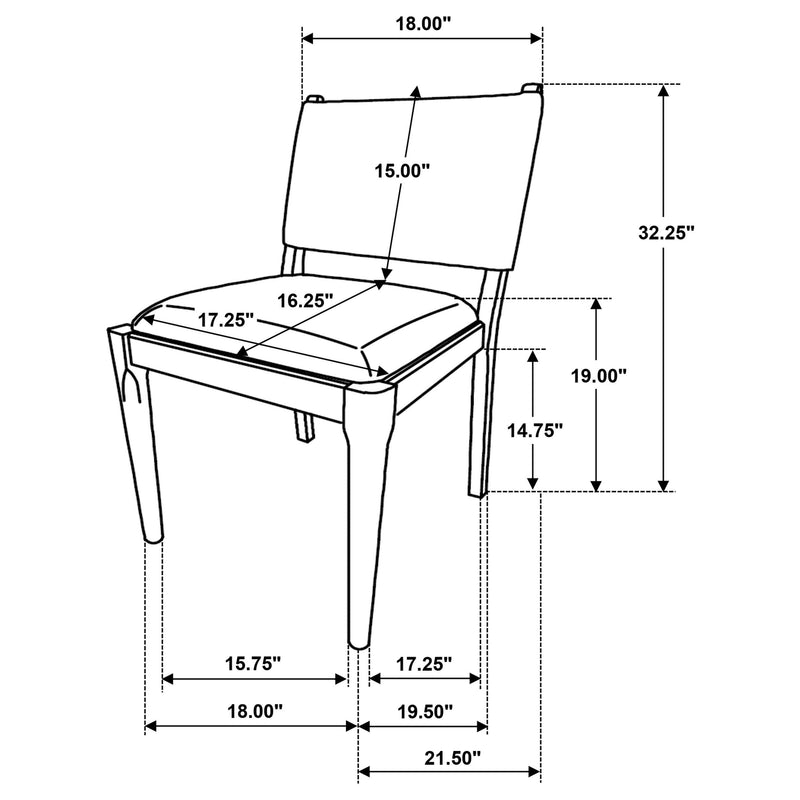Ottowa Side Chairs - Ace Furniture and Decor