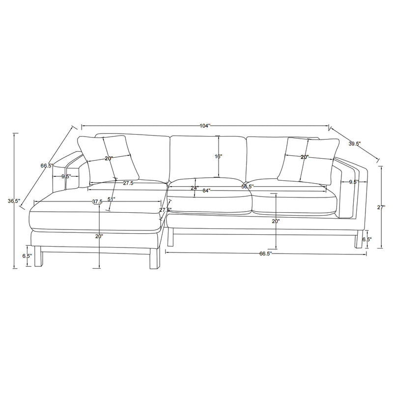 Geneva Stationary Sectionals - Ace Furniture and Decor
