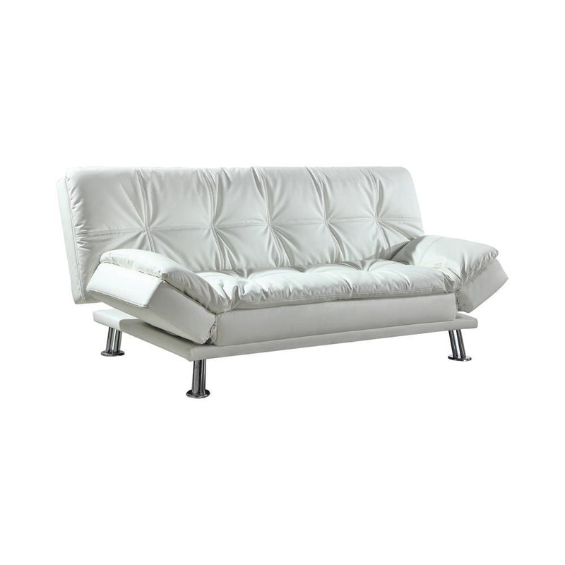 Dilleston Tufted Back Upholstered Sofa Bed Grey - Ace Furniture and Decor