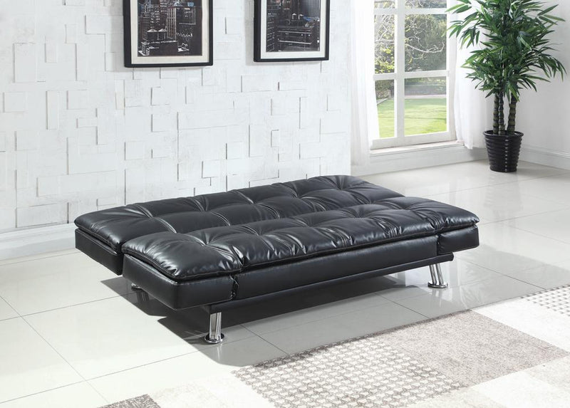 Dilleston Tufted Back Upholstered Sofa Bed Grey - Ace Furniture and Decor