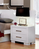 Jessica Nightstand Panels White (Set of 2) - Ace Furniture and Decor