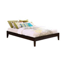 Hounslow California King, E.King, & Queen Universal Platform Bed Cappuccino - Ace Furniture and Decor