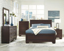 Kauffman California King, Eastren King, & Queen Panel Bed Dark Cocoa - Ace Furniture and Decor
