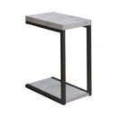 Beck Accent Table Cement and Black - Ace Furniture and Decor