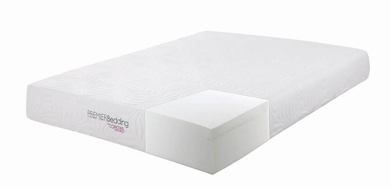 Key Eastern King Memory Foam Mattress White