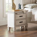 Franco 2-drawer Nightstand Antique White - Ace Furniture and Decor