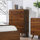Robyn 5-drawer Chest Dark Walnut - Ace Furniture and Decor