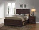Kauffman California King, Eastren King, & Queen Panel Bed Dark Cocoa - Ace Furniture and Decor