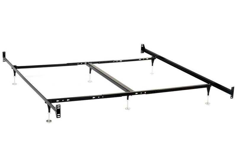 Esme California King, E.King, Queen, Twin Over Full Bed Frame Black - Ace Furniture and Decor