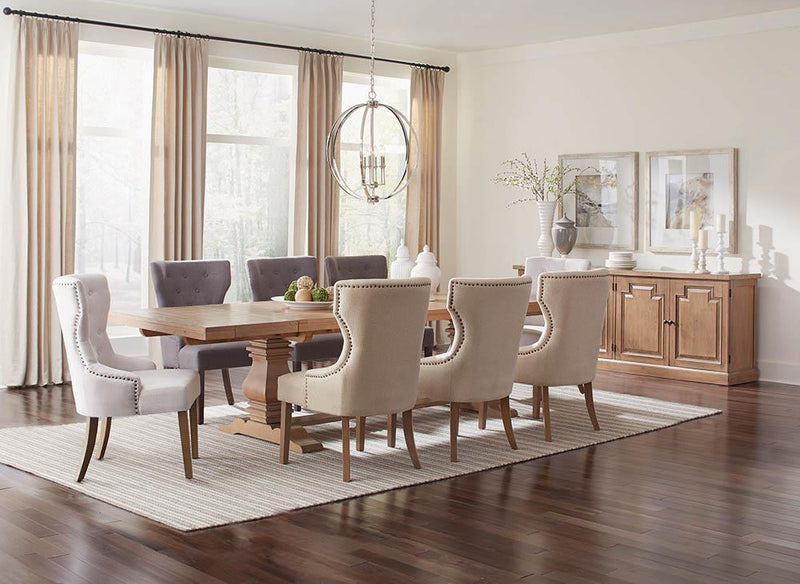 Baney Tufted Upholstered Dining Chair Beige - Ace Furniture and Decor