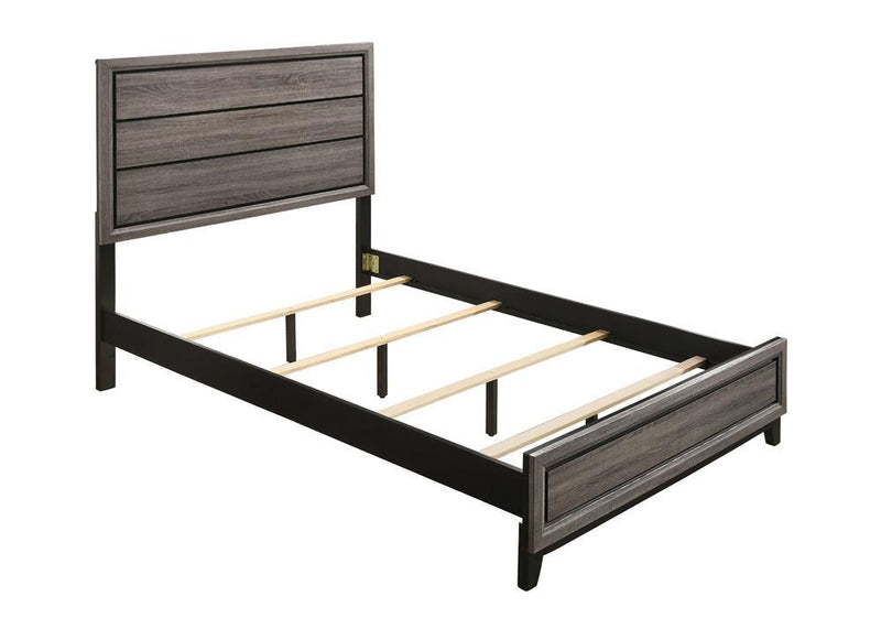 Watson Full & Twin Panel Bed Grey Oak - Ace Furniture and Decor