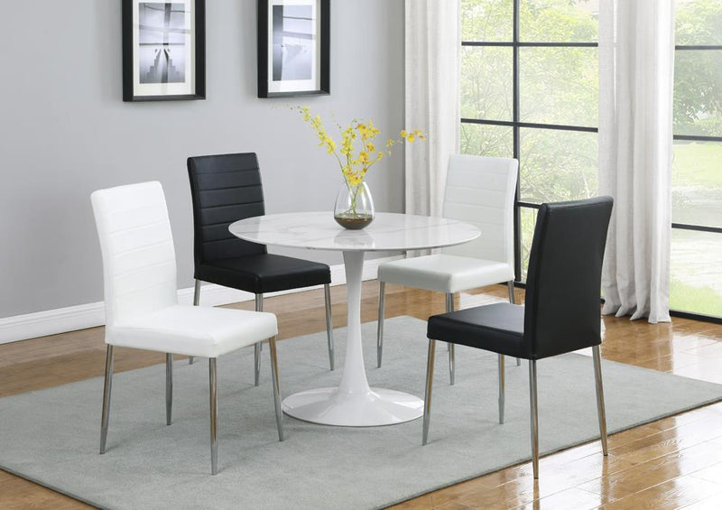 Maston Upholstered Dining Chairs White (Set of 4) - Ace Furniture and Decor