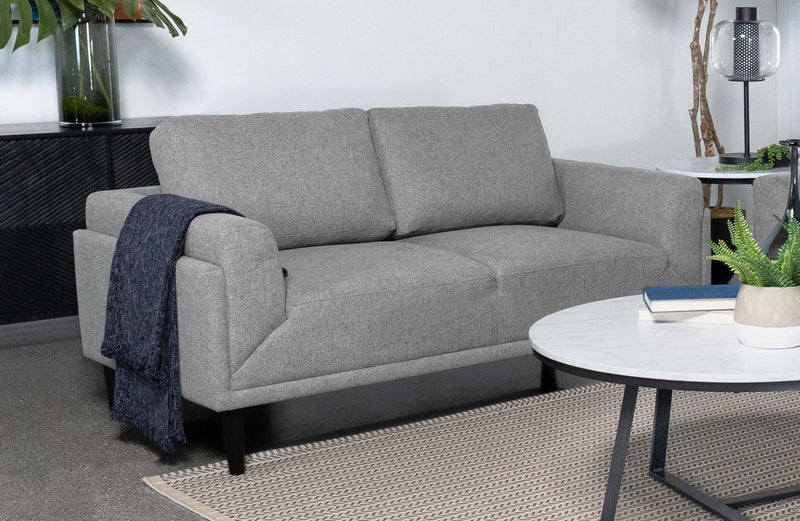 Rilynn Upholstered Track Arms Loveseat - Ace Furniture and Decor