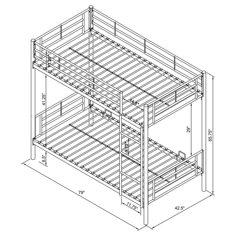 Hayward Bunk Beds - Ace Furniture and Decor