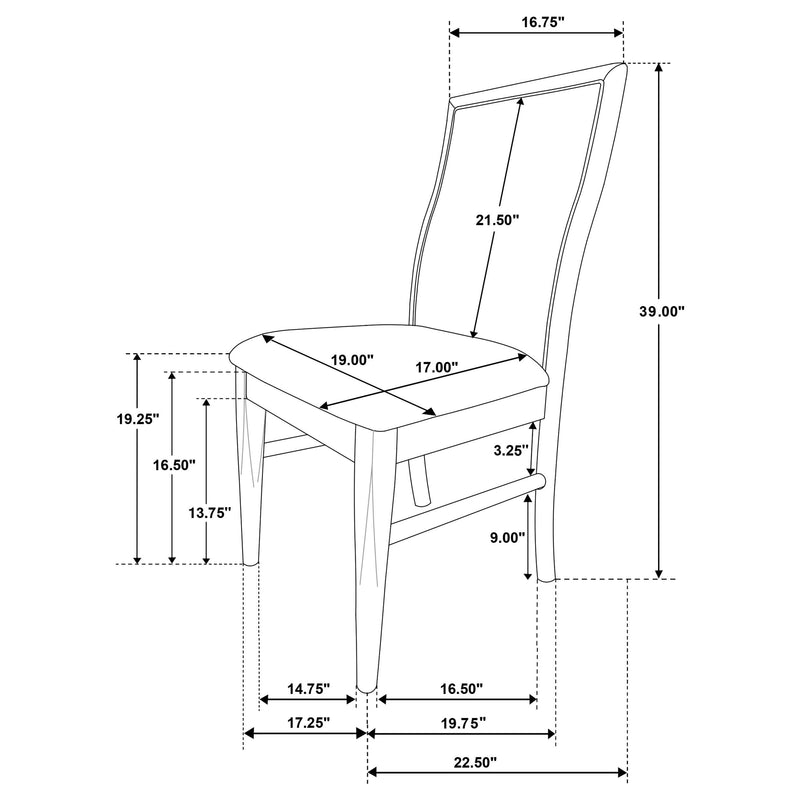 Adina Side Chairs - Ace Furniture and Decor