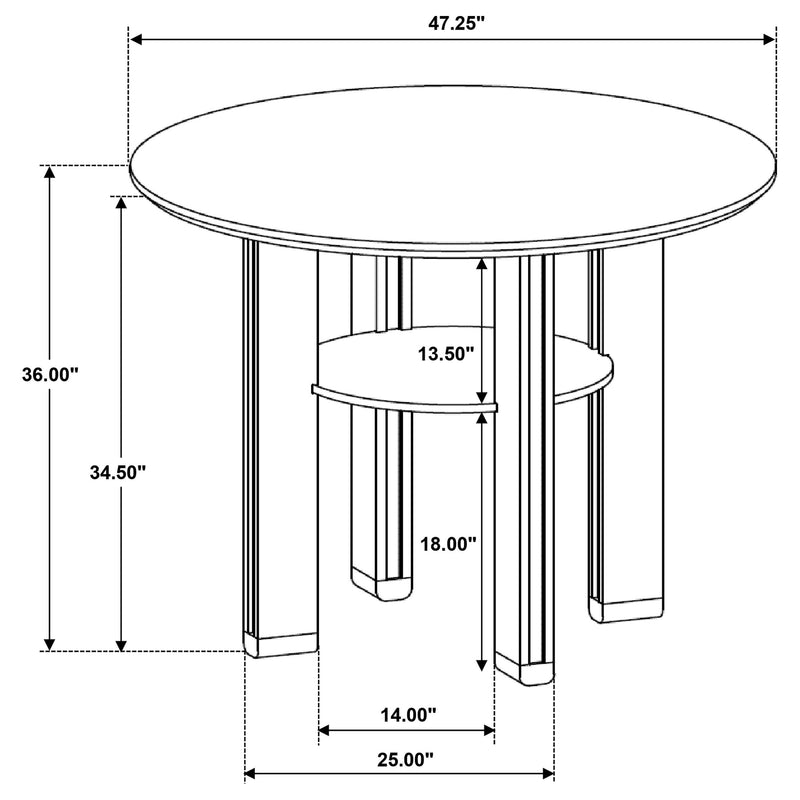 Ottowa Counter Height Dining Tables - Ace Furniture and Decor