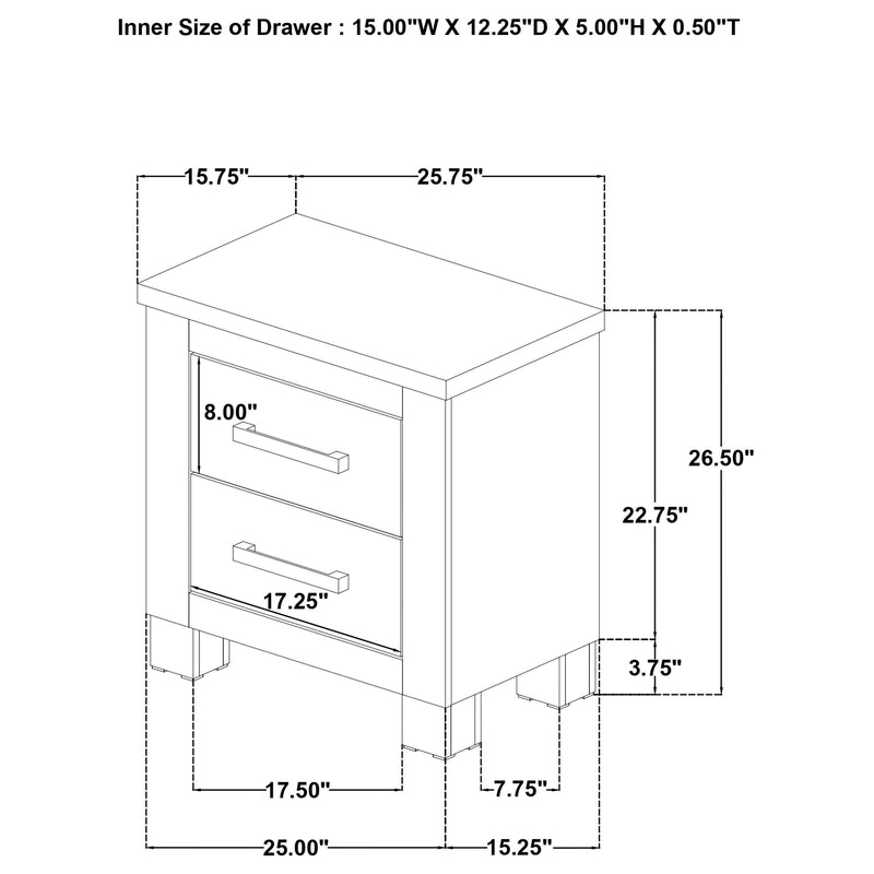Oakglen Nightstands - Ace Furniture and Decor