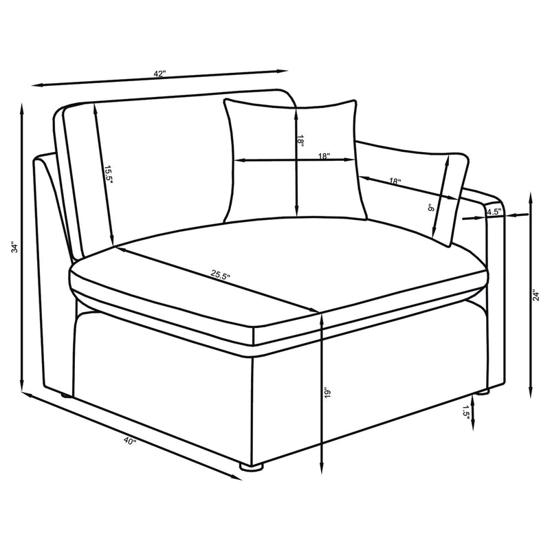 Hobson 6 Piece Sectionals - Ace Furniture and Decor