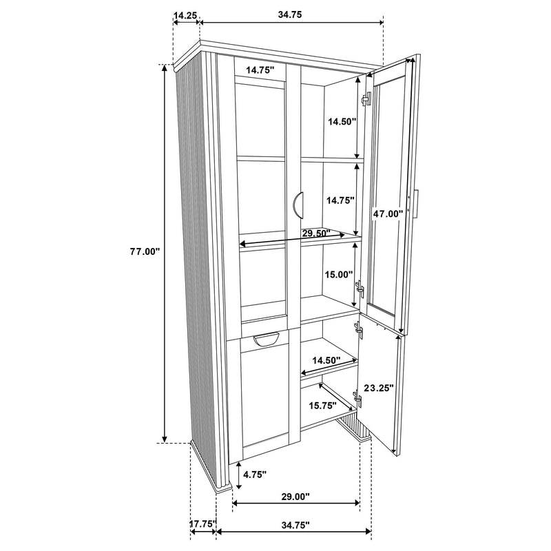 Adina Display Cabinets - Ace Furniture and Decor