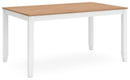 Gesthaven Dining Table with 4 Chairs and Bench (Set of 6) - Ace Furniture and Decor