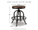 Valebeck Counter Height Bar Stool - Ace Furniture and Decor
