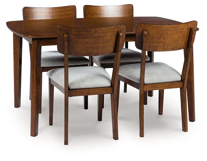 Tameride Dining Table and 4 Chairs (Set of 5) - Ace Furniture and Decor