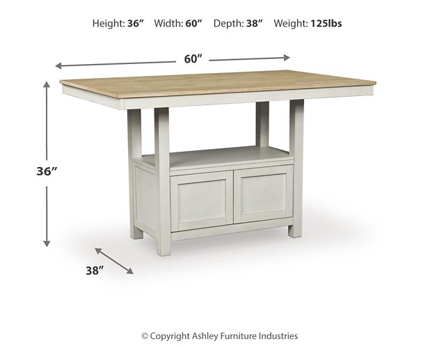 Purlaney Counter Height Dining Table - Ace Furniture and Decor