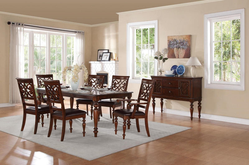 Creswell Dining Table in Dark Cherry 5056-78 - Ace Furniture and Decor