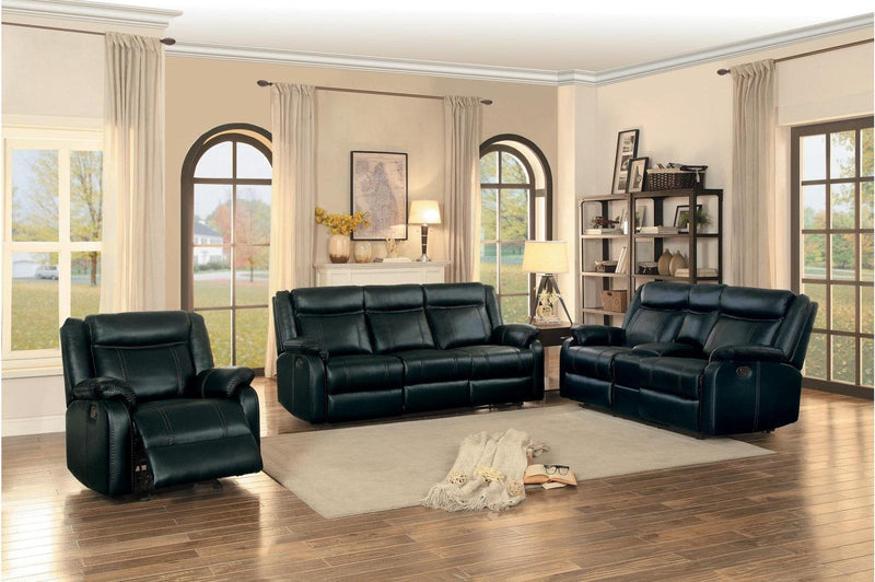 Jude Glider Recliner Chair in Black 8201BLK-1 - Ace Furniture and Decor